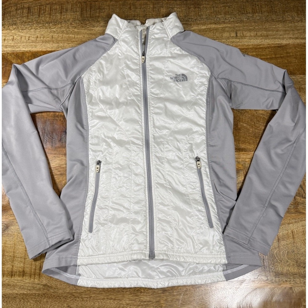 The North Face PrimaLoft Pertex Quantum Jacket Womens Gray Full Zip Small